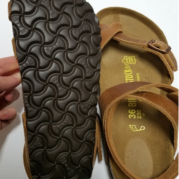 New Birkenstock Yara Antique Brown Sandals 36 - Picture 5 of 6